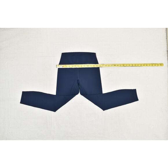 Lululemon Pants Womens 6 Navy Blue High Rise Pocket Yoga Athletic Lycra Stretch - Picture 4 of 8